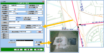 マンホール属性情報